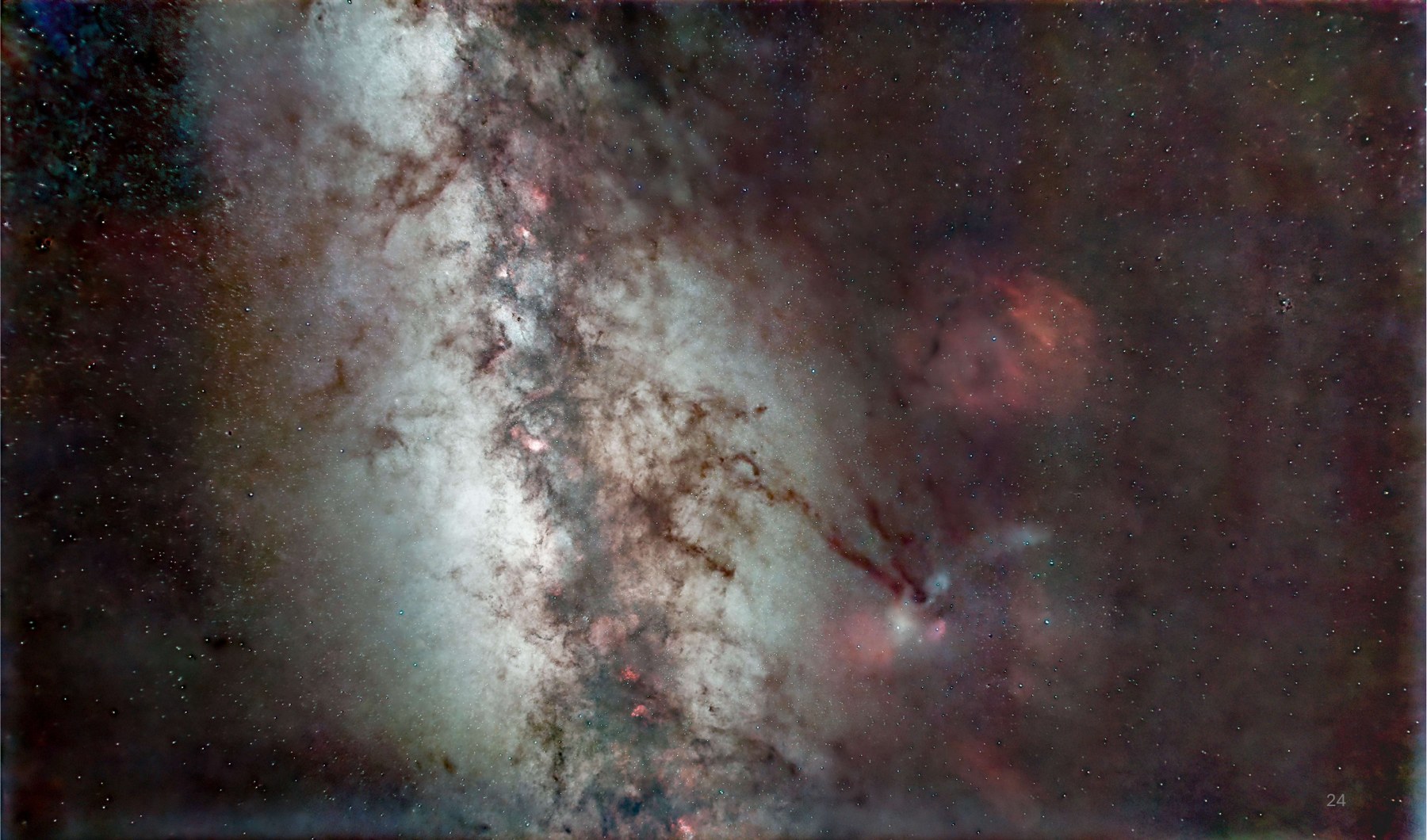 The core of the Milky Way photographed from Rhodes.